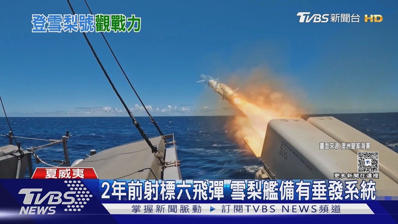 影音／搭載神盾系統、實射標六！2年前曾經台海 澳洲雪梨艦再巡弋印太