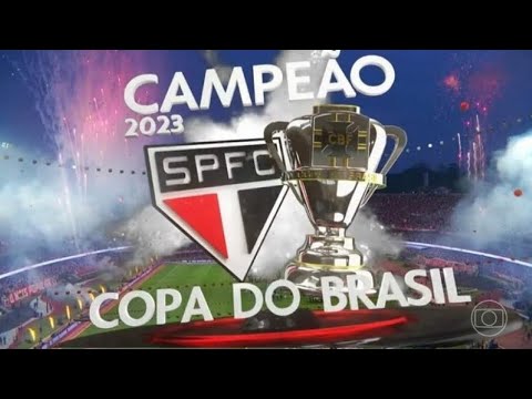 Apito final, Comemoração e Encerramento da Transmissão da Final da Copa do Brasil 2023 (GLOBO)