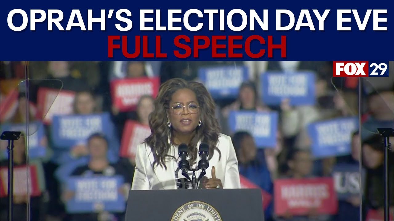 Oprah Winfrey gives speech at Harris rally in Philadelphia: FULL SPEECH