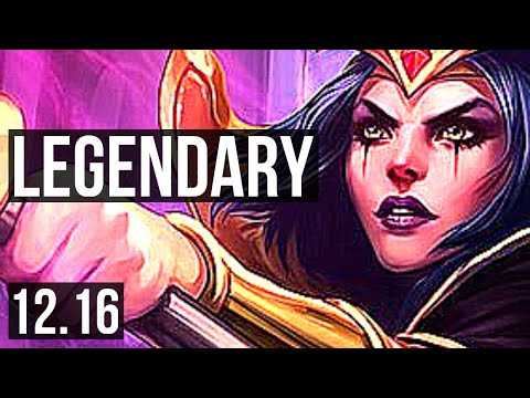 LEBLANC vs AHRI (MID) | 10/1/5, 6 solo kills, 1.6M mastery, Legendary | EUW Master | 12.16