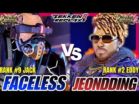 Tekken 8 - Faceless (Jack-8) vs Jeondding (Eddy) - Epic Ranked Match