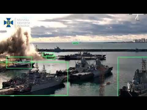 Ukrajinské síly zasáhly námořními drony ruskou ponorku třídy Varšavjanka