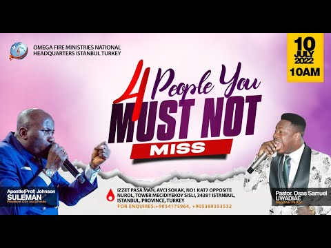 SUNDAY SERVICE || 10-7-2022|| PASTOR SAMUEL UWADIAE OSAS