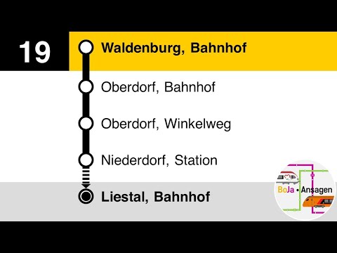 Postauto/BLT Ansagen | EV 19 Waldenburg - Liestal | 2022 | BoJa Ansagen