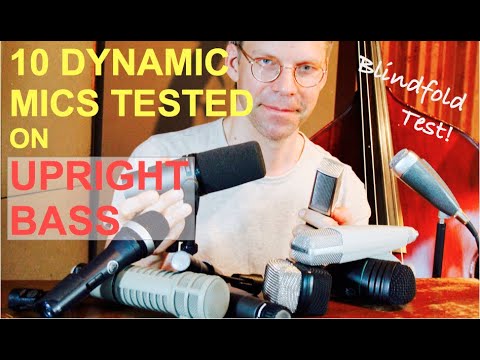 Mic Shootout: 10 Dynamic Microphones On Upright Bass - SM57, SM7, RE20, M201, MD421, MD441 and more