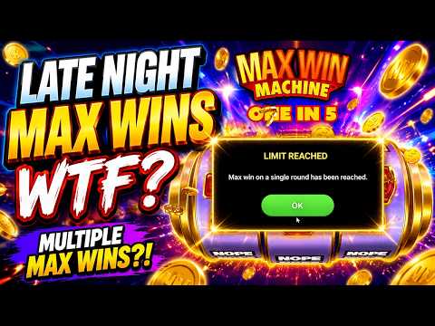 Thumbnail for video: Late Night Multiple MAX WINS? WTF?