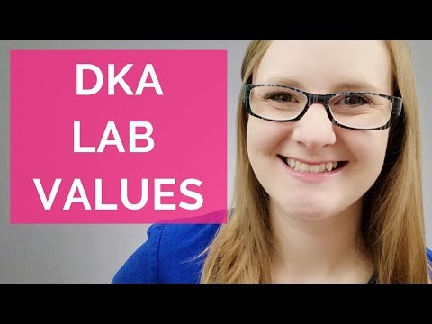 DKA LAB VALUES (DIABETIC KETOACIDOSIS)