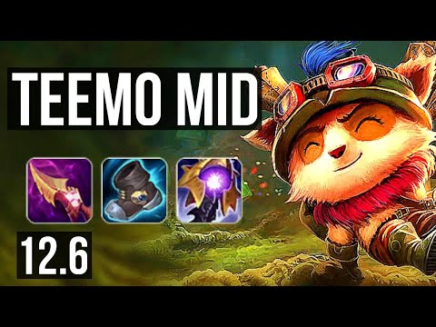 TEEMO vs KAI'SA (MID) | 2.6M mastery, 1000+ games, 4/2/10 | KR Master | 12.6