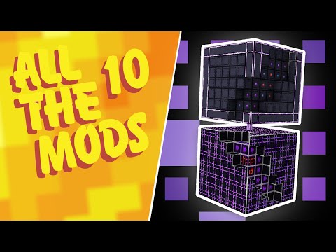 All The Mods 10 EP33 MAX AdvancedAE Quantum Computer & ExtendedAE Assembler Matrix