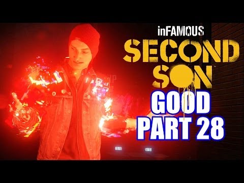 Infamous: Second Son Gameplay Walkthrough Part 28 PS4 Good Karma Review Playthrough