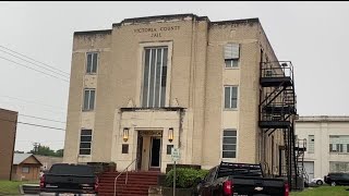 Victoria County Commissioners and Sheriff Justin Marr discuss 1940 jail building improvements