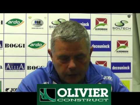 Persconferentie na KSVR - WS Woluwe 1-1 (22/08/2012)