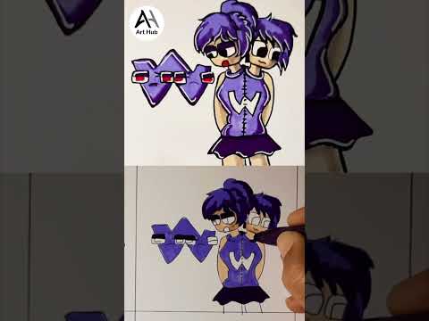 Drawing Alphabet Lore-Real Life ALL / Humanized Alphabet Lore/W #shorts