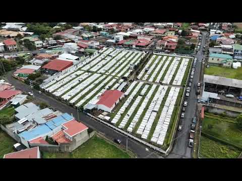 San Rafael de Oreamuno Cartago, vista aérea del cementerio, 11-10-26.