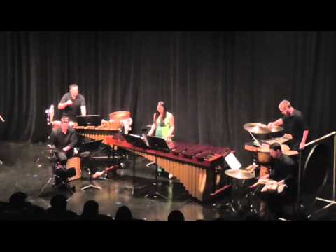 Marimba Concertino No.2 played by Naoko Takada & Los Angels Percussion Quartet