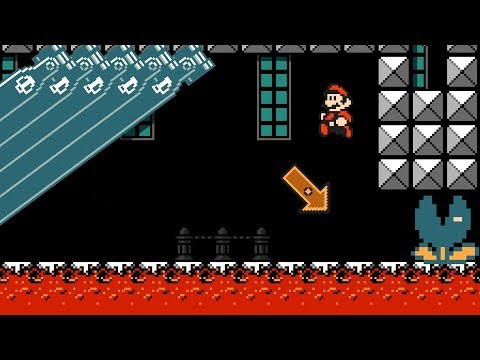 Super Mario Maker 2 🔧 Boom Boom's Unstable Castle 🔧 by Kazura