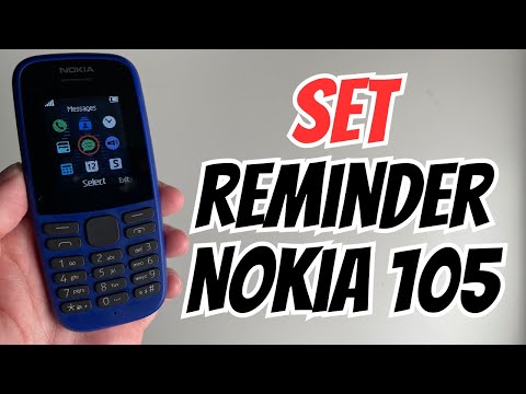 How To Set Reminder On Nokia 105 keypad Mobile