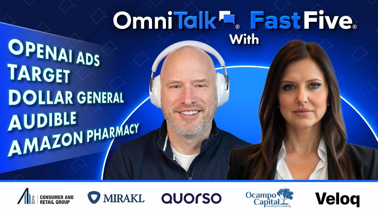 ChatGPT Wants Your Ad Dollars, DG Goes Full Funnel & Audible Opens A Bookless Bookstore | Fast Five