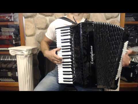 CASTIG120BKM - Black Castiglione Tone Chamber Piano Accordion LMMM 41 120 $3999