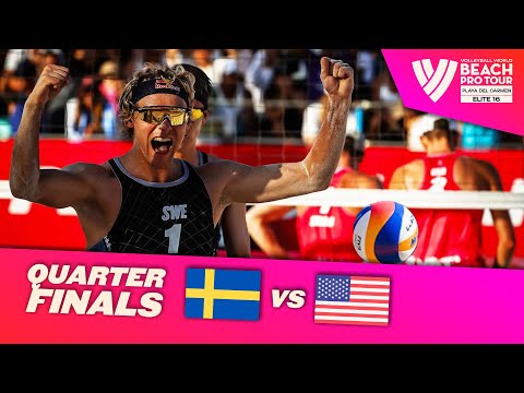 Åhman/Hellvig vs. Schalk/Shaw - Quarter Final Highlights | Playa del Carmen 2025 #BeachProTour