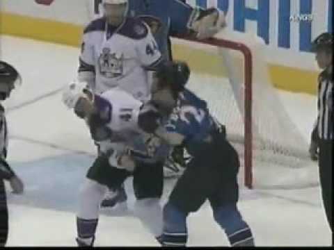 Los Angeles Kings vs Alanta Thrashers Line Brawl 11/13/09