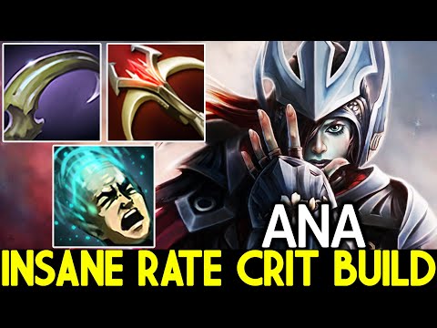 ANA [Phantom Assassin] Insane Rate Crit with Daedalus Build Dota 2