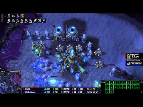 (HD945) Jaedong vs Patience - ZvP - Heart of the Swarm [FR]