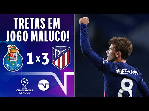 Gols e lances de Atlético de Madri x Porto