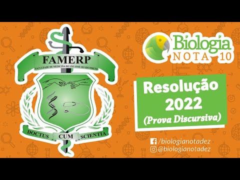Resolução FAMERP 2022 (Prova Discursiva)