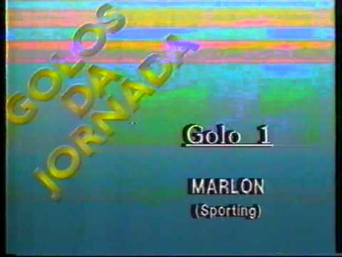 Golos Campeonato Português 1ª divisão, época 1...
