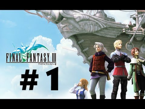 Final Fantasy III Gameplay Walkthrough PC Port - Part 1 Dungeon
