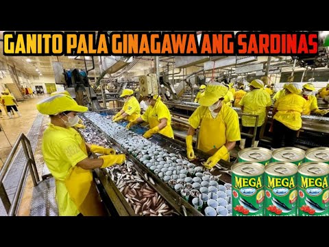 NAKAKABILIB! GANITO PALA GINAGAWA ANG SARDINAS | PROSESO NG PAGGAWA NG SARDINAS