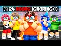 We Ignored Daddy For 24 Hours In Roblox