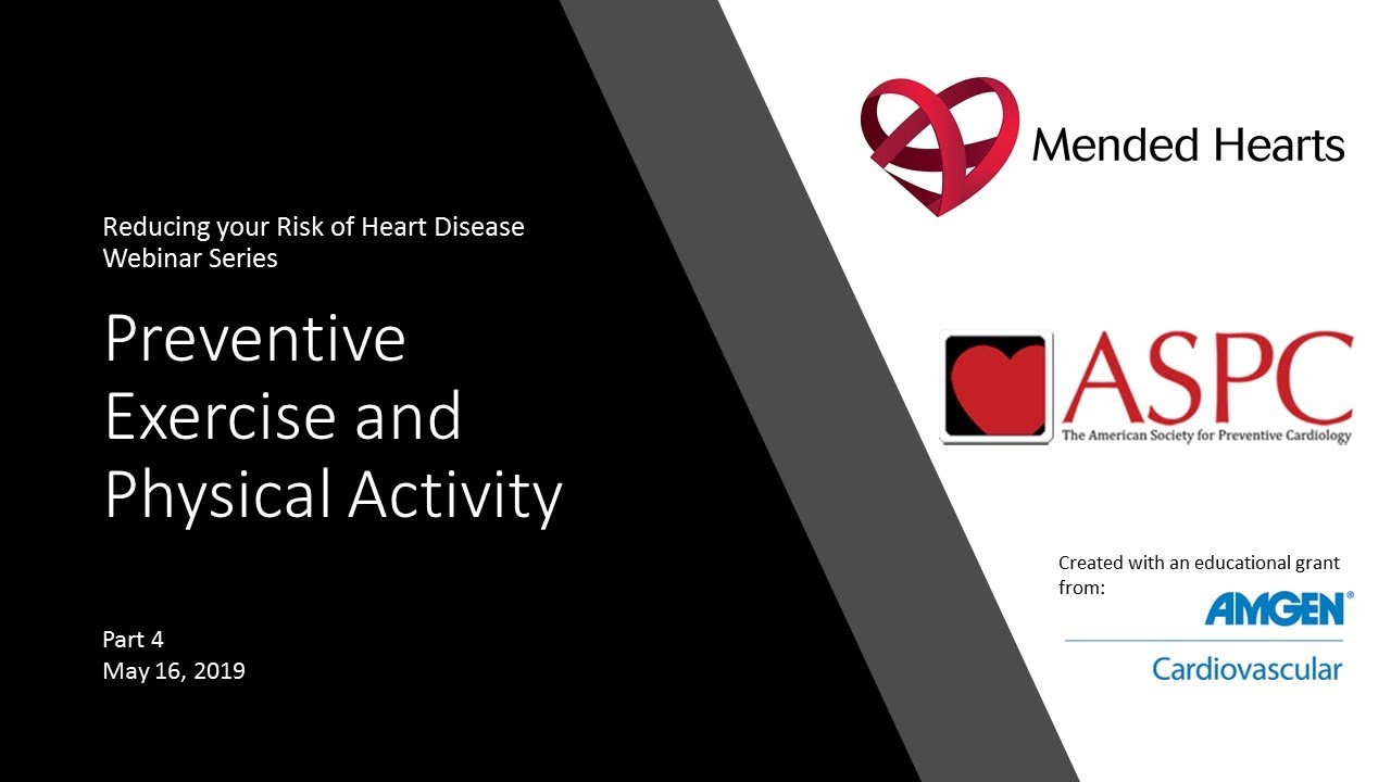 Preventive Exercise and Physical Activity to Reduce Heart Disease