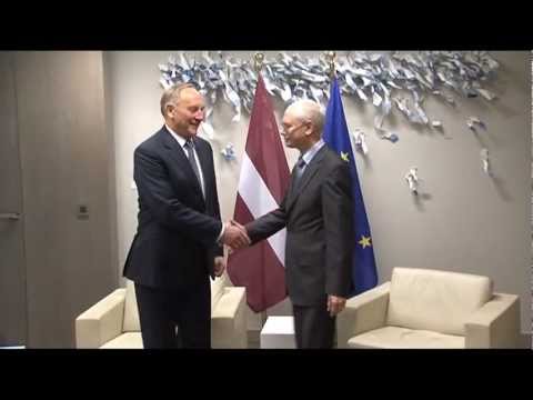 Meeting with the President of Latvia, Andris BERZINS
