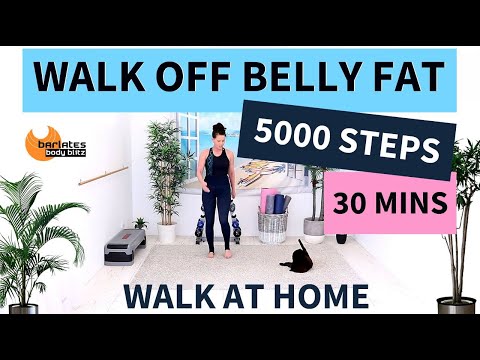 30 MIN WALKING WORKOUT FOR FAT LOSS // 5000 STEPS // WALK OFF BELLY FAT 5000 STEPS Walk and Talk!