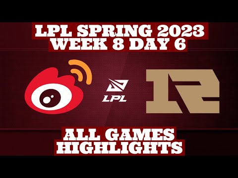 WBG vs RNG - ALL GAMES Highlights | Week 8 Day 6 LPL Spring 2023 | By Pro Esports Highlights