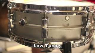 Video thumbnail for Vintage Ludwig Acrolite Snare 14x5.5 by The Drum Shop - Portland, Maine