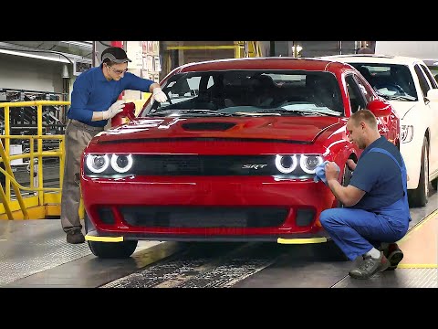 , title : 'Building the Monstrously Powerful Dodge Challenger SRT - Factory Production Line'