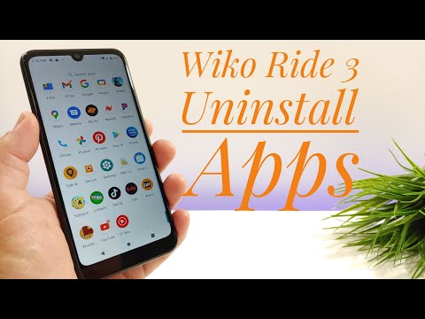 Wiko Ride 3 - How to Uninstall unwanted apps