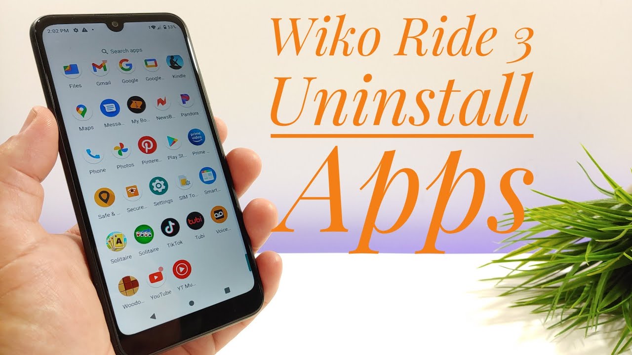 Wiko Ride 3 - How to Uninstall unwanted apps