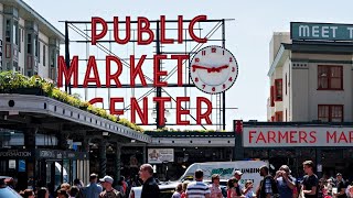 Walking Through Pike Place Market Seattle (POV) | Famous Fish Market &