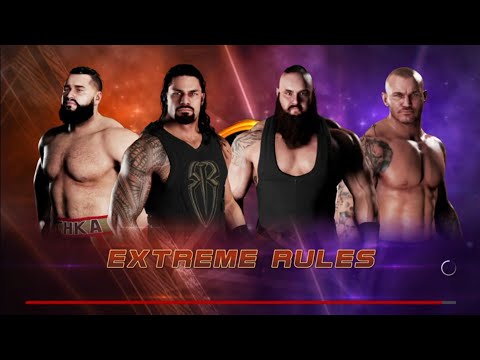 WWE 2K18 | Roman Reigns | Braun Strowman | Rusev | Randy Orton | Fatal 4 Way | Full Match