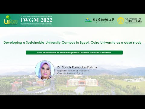 Dr. Sohair Ramadan Fahmy, Representative of President, Cairo University, Egypt