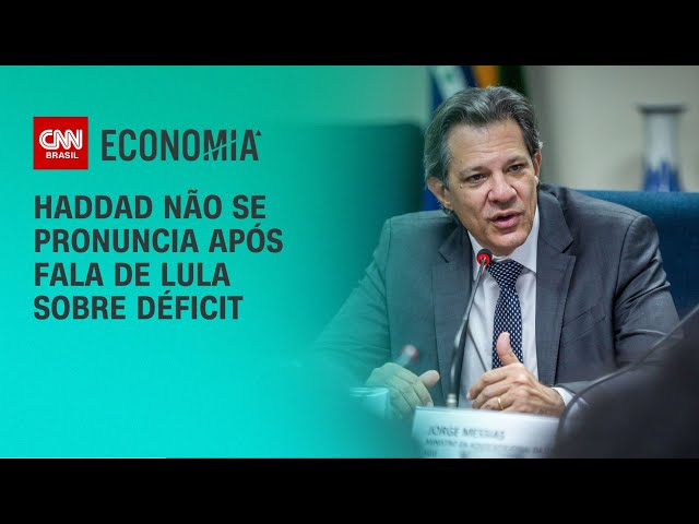 Haddad não se pronuncia após fala de Lula sobre déficit | CNN NOVO DIA