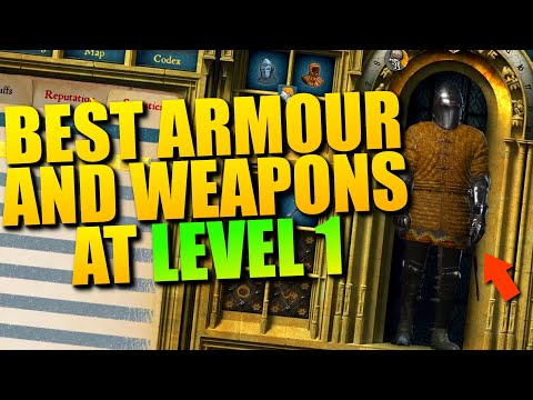 How to get the BEST ARMOUR AND WEAPONS in Kingdom Come Deliverance at Level 1 | KCD WORKING 2024