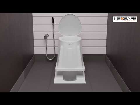 MCP Heavy Duty Portable Indian Toilet To Western Convertor Commode Stool
