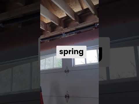 ⚠️ This is your one and ONLY warning: Leave the garage door springs to the pros!