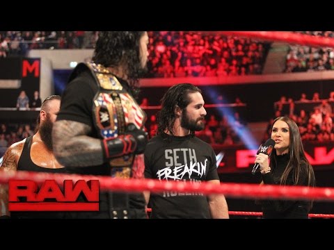 Stephanie McMahon reveals the final member of the Raw team at Survivor Series: Raw, Nov. 7, 2016