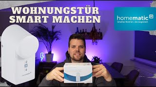 Homematic IP Türschlossantrieb montieren und über die App mit Access Point verbinden